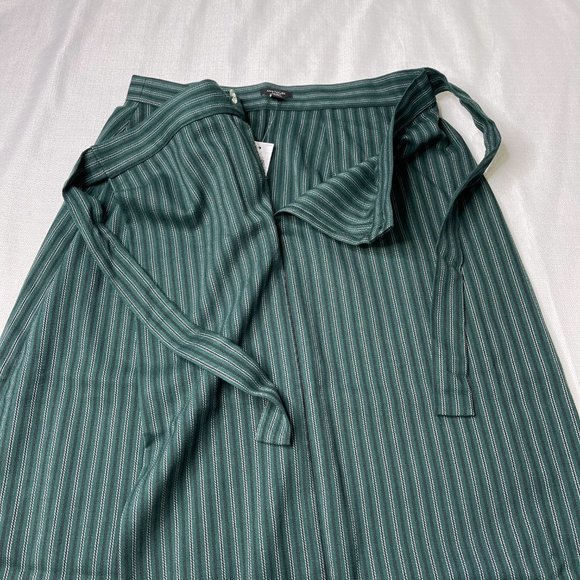 Ann Taylor Factory Green Wrap Skirt - Picture 12 of 14